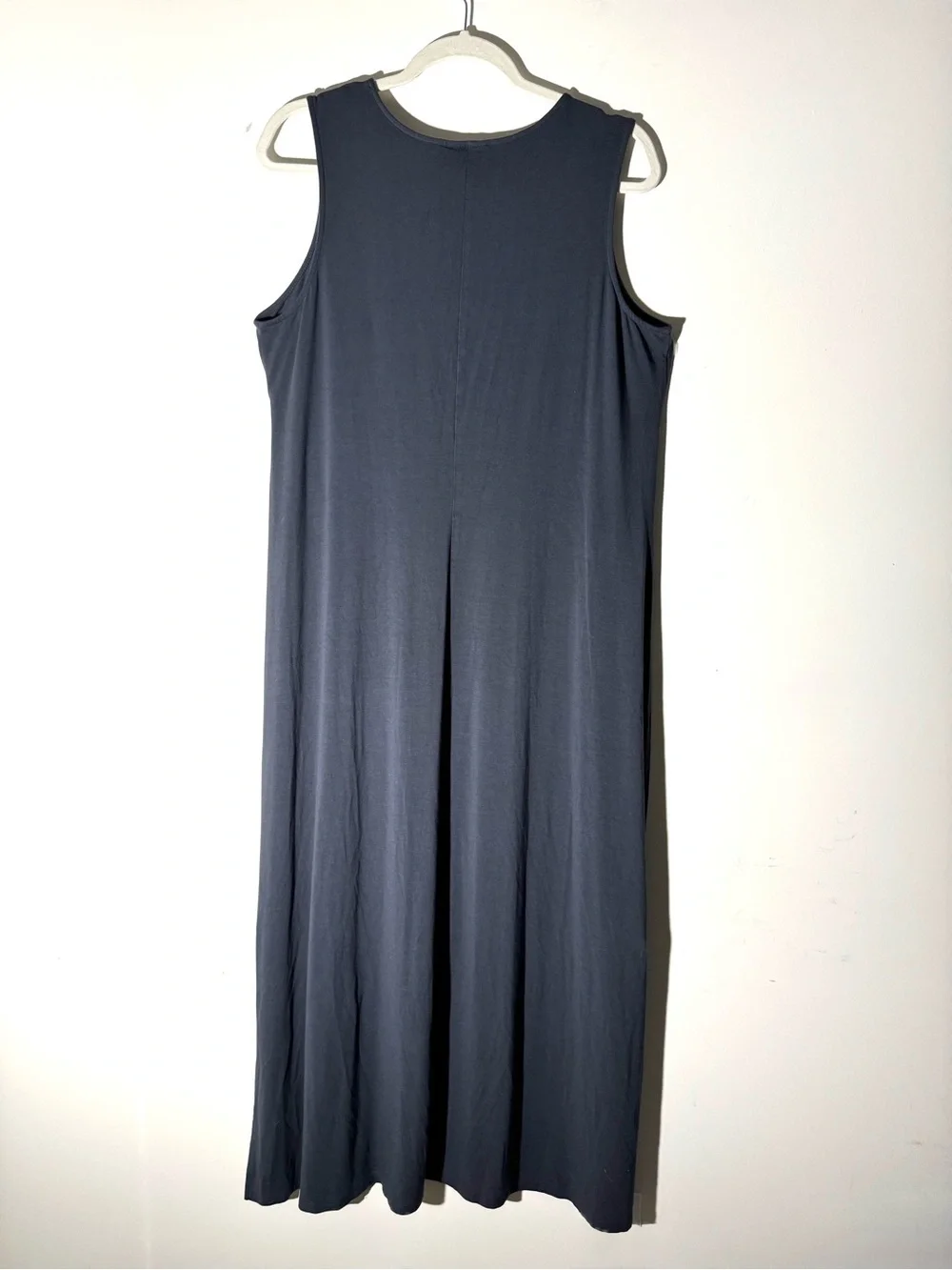 J. Jill Wearever Side Tie Sleeveless Maxi Dress Sz M Jersey knit